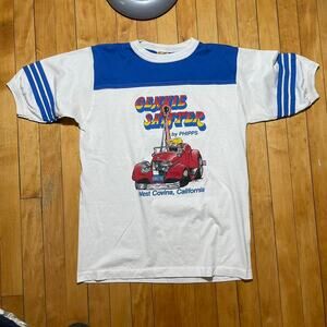 Vintage Genuine Shifter Ringer T Shirt Hot Rod Graphic Alore Tag L